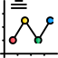 Line chart icon 64x64