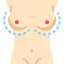 Breast enlargement Symbol 64x64
