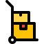 Hand truck icon 64x64
