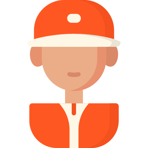 Baseball player icon