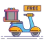 Free delivery icon 64x64