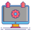 Computer monitor Symbol 64x64