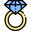 Diamond ring icon 64x64