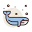 Whale icon 64x64