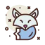 Arctic fox Ikona 64x64