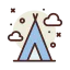 Tent icon 64x64