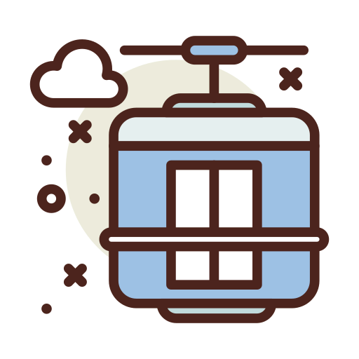 Cable car icon
