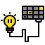 Solar cell icon 64x64