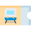 Train ticket icon 64x64