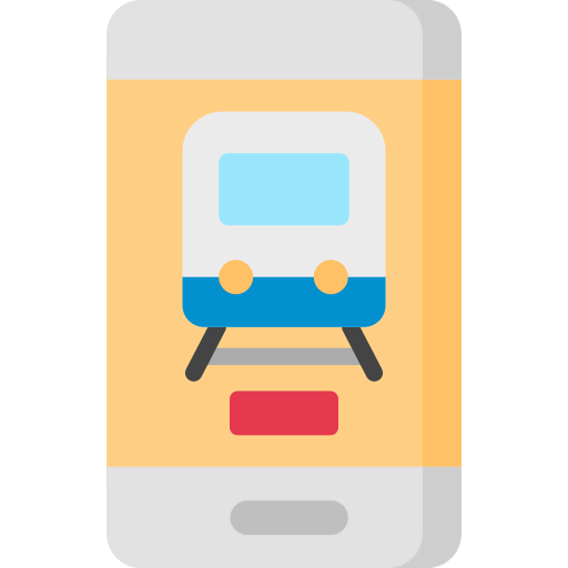 Train ticket icon