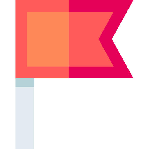Red flag icon