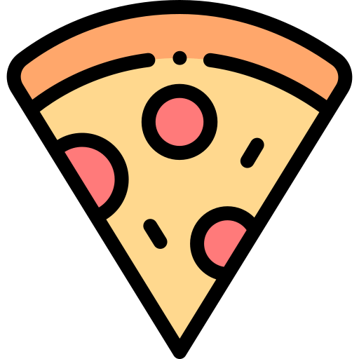 Pizza slice icon