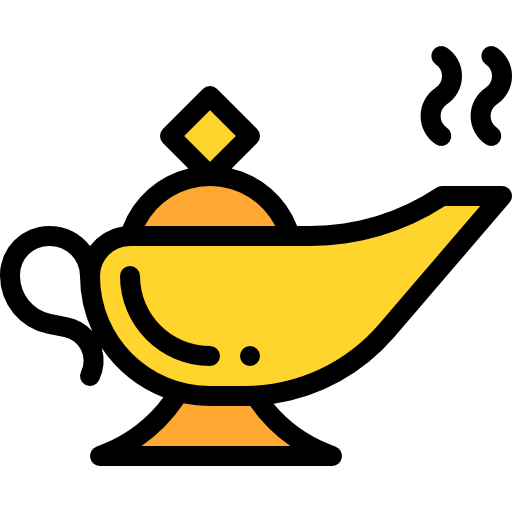 Magic lamp icon