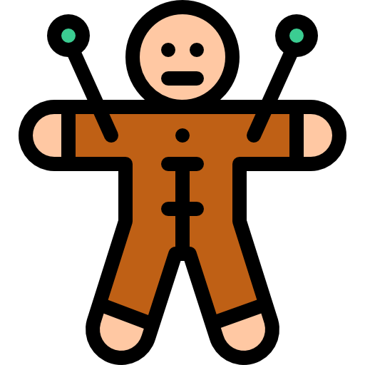 Voodoo doll icon
