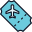 Boarding pass icon 64x64