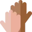 High five icon 64x64