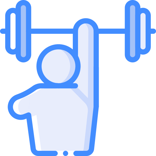 Weight lifting icon