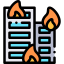 Building on fire Symbol 64x64