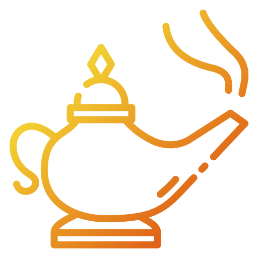 Magic lamp icon