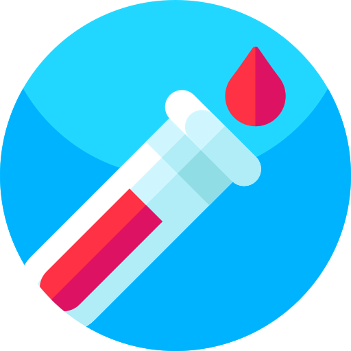 Blood sample icon