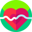 Heart beat icon 64x64