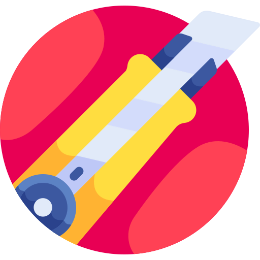 Cutting knife icon