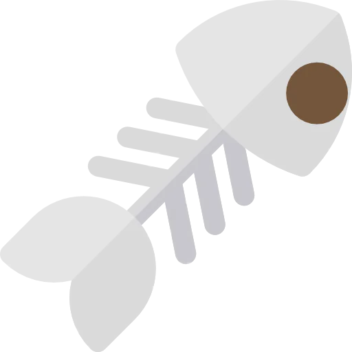 Fish bone icon