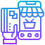 Online shopping icon 64x64