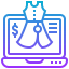 Online shopping icon 64x64