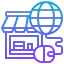 Online shop icon 64x64