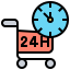 Shopping online icon 64x64