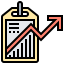 Profit growth icon 64x64