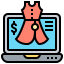 Online shopping icon 64x64
