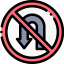 No turn іконка 64x64