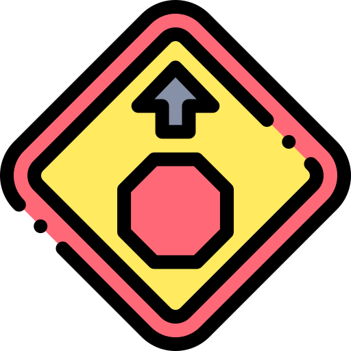 Stop sign icon