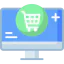 Online shopping icon 64x64