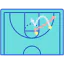 Basketball court icon 64x64