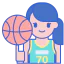 Basketball player icon 64x64
