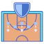 Basketball court icon 64x64