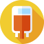 Blood transfusion icon 64x64