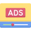 Video advertising Ikona 64x64