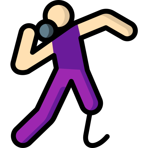 Shot put icon