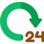 24 hours icon 64x64