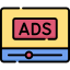 Video advertising Ikona 64x64