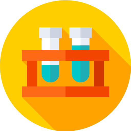 Test tubes icon