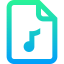 Music file icon 64x64