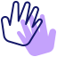 High five icon 64x64