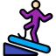 Snowboarding icon 64x64