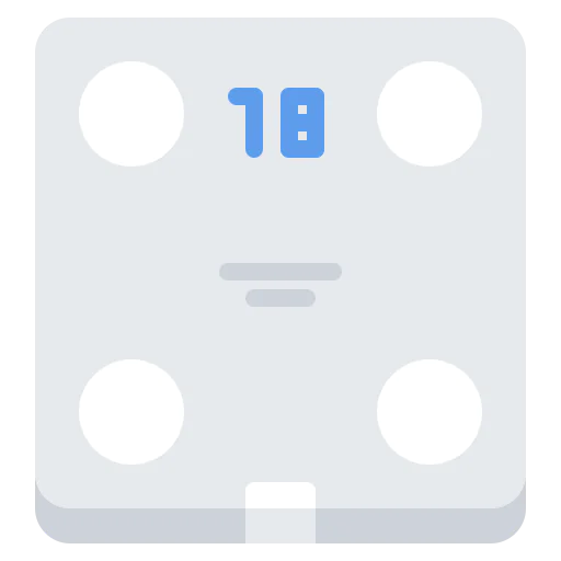 Bathroom scale icon
