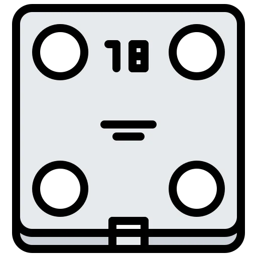 Bathroom scale icon